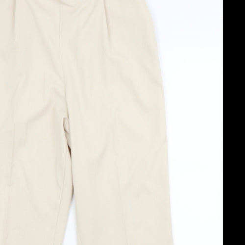 Preworn Womens Beige   Trousers  Size 14 L24 in