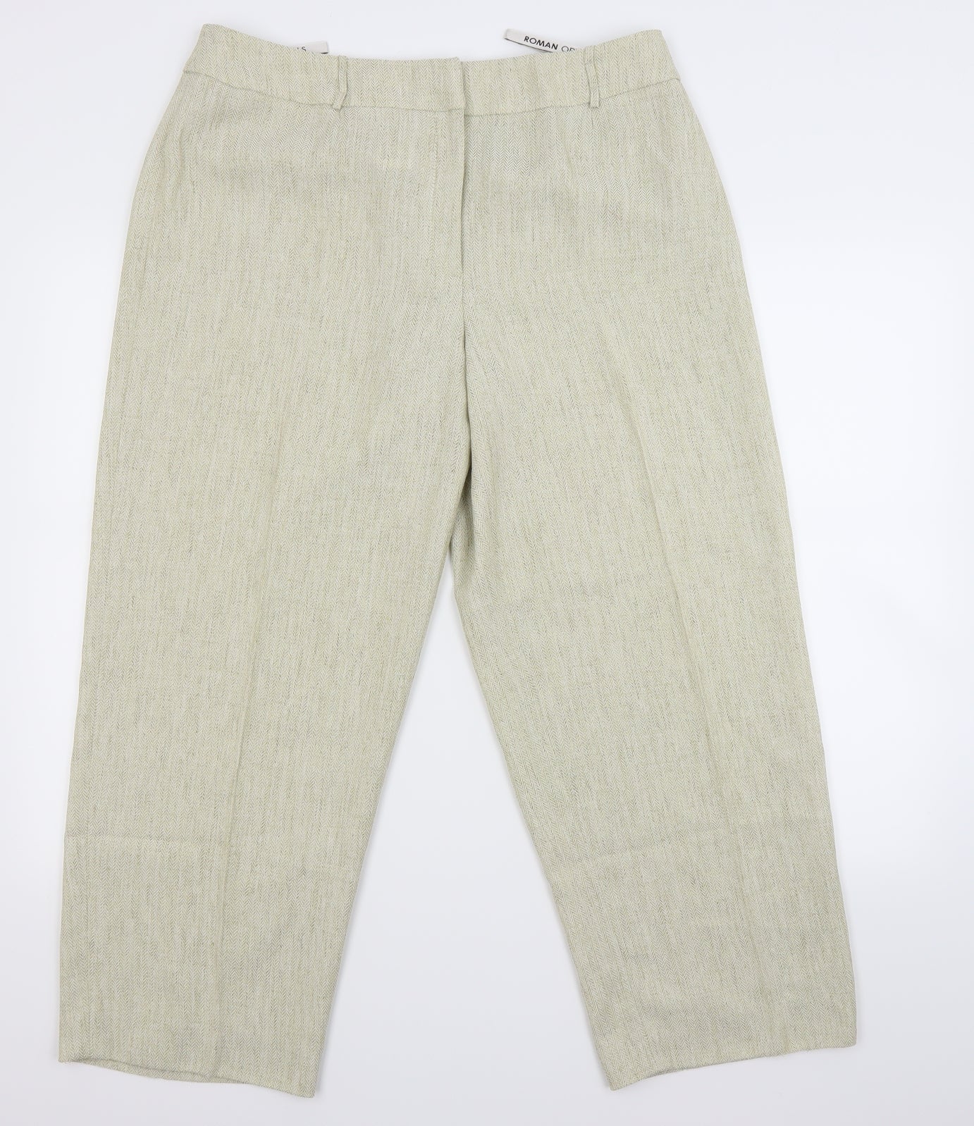 Roman Womens Beige   Trousers  Size 16 L26 in