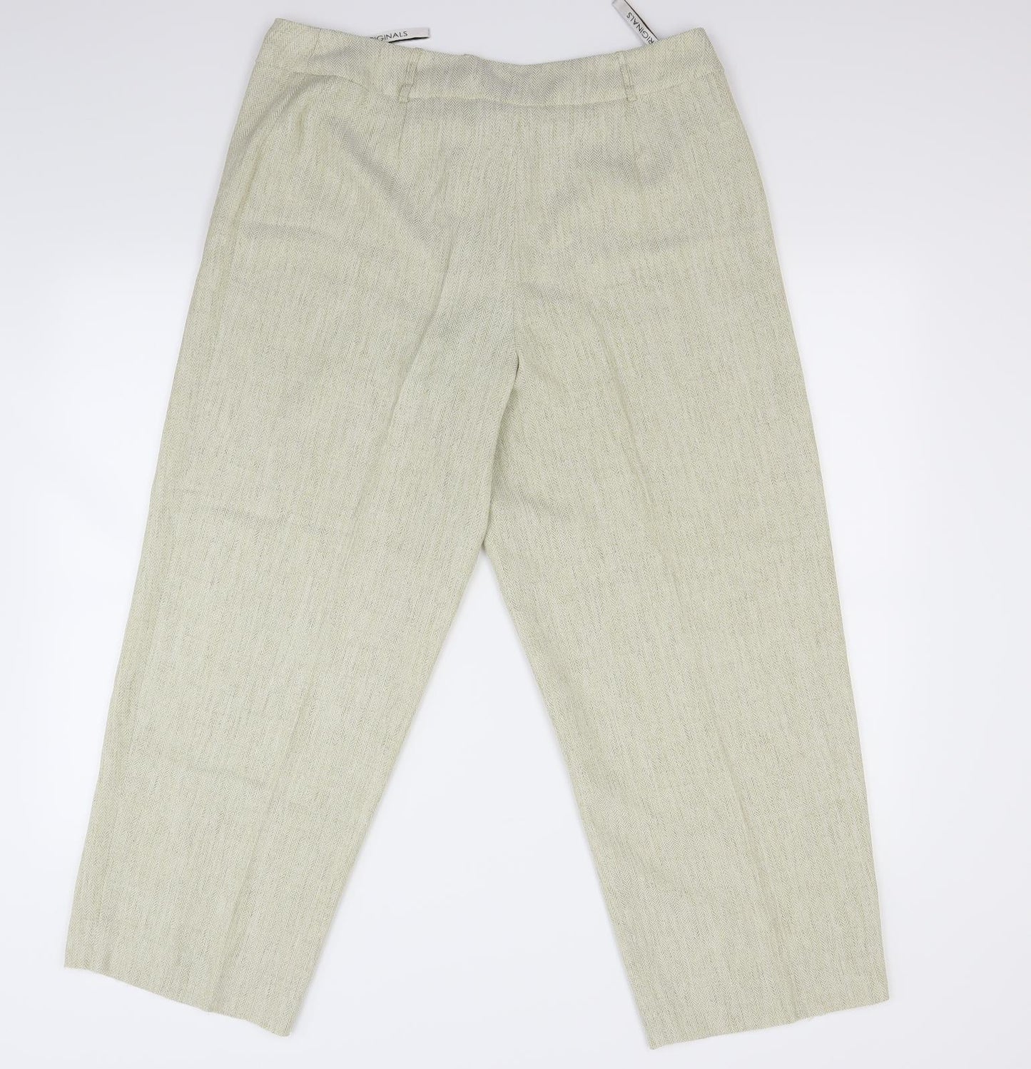 Roman Womens Beige   Trousers  Size 16 L26 in