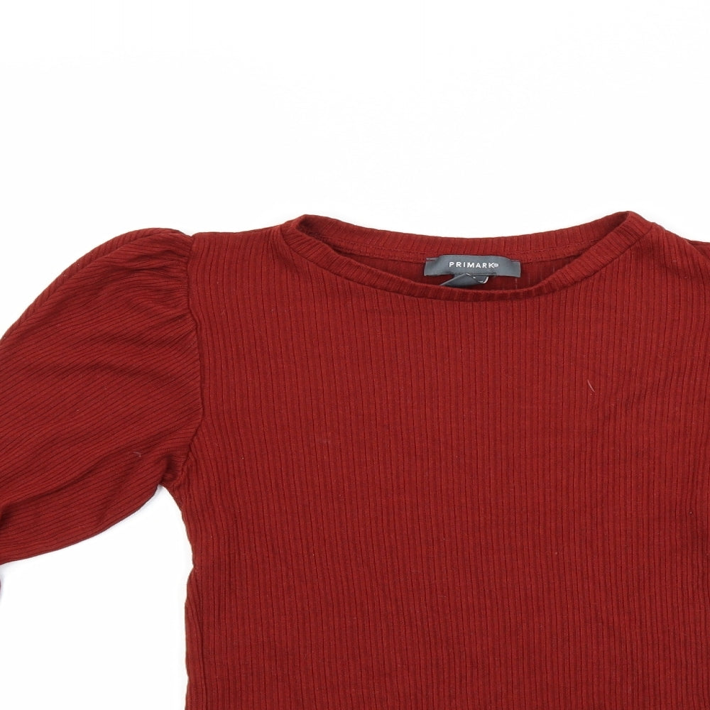 Primark Womens Brown   Pullover Jumper Size XS