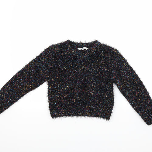 Preworn Girls Multicoloured   Pullover Jumper Size 9-10 Years