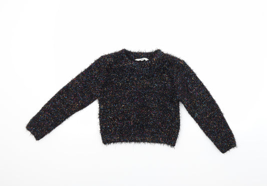 Preworn Girls Multicoloured   Pullover Jumper Size 9-10 Years