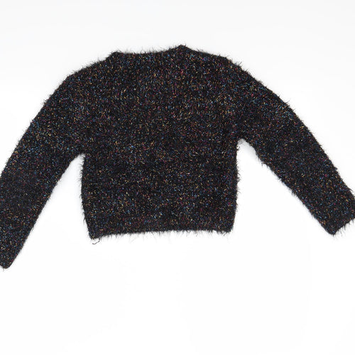 Preworn Girls Multicoloured   Pullover Jumper Size 9-10 Years