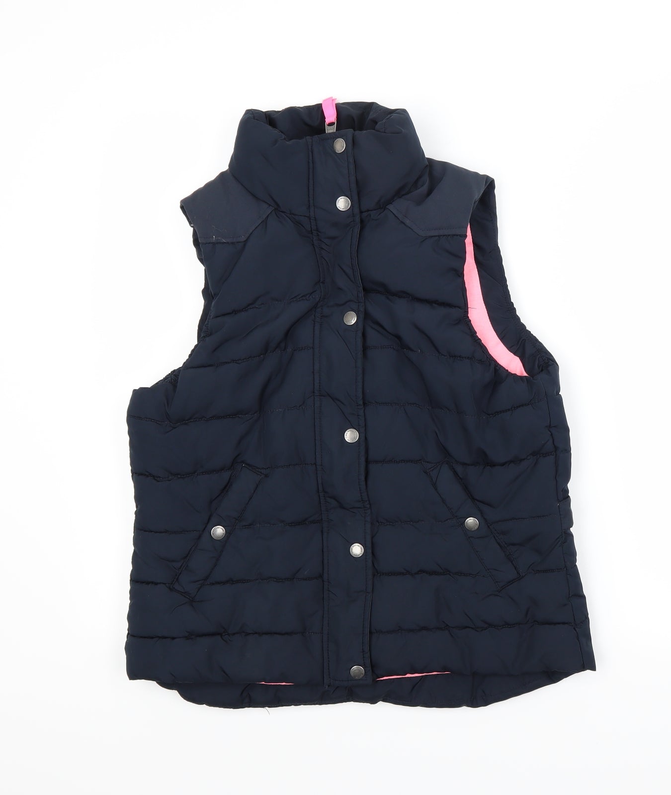 H&M Womens Blue   Gilet Coat Size 12