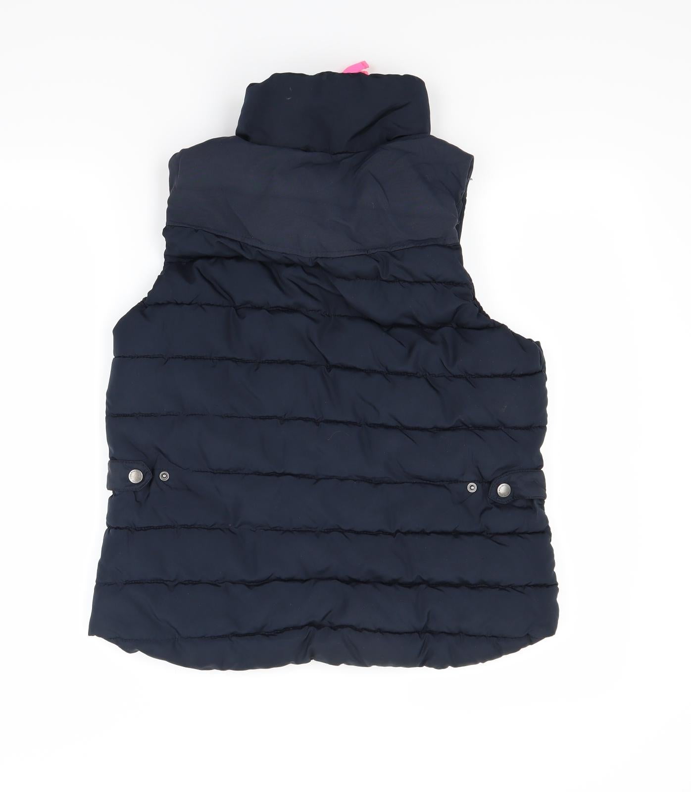 H&M Womens Blue   Gilet Coat Size 12