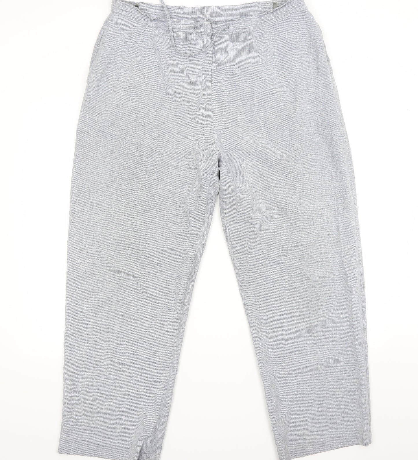 Preworn Womens Grey   Trousers  Size 18 L27 in