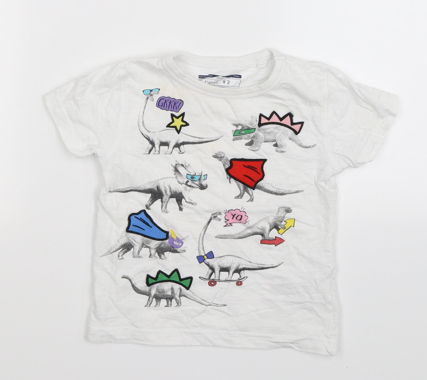NEXT Boys White   Basic T-Shirt Size 18-24 Months