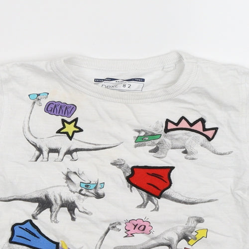 NEXT Boys White   Basic T-Shirt Size 18-24 Months