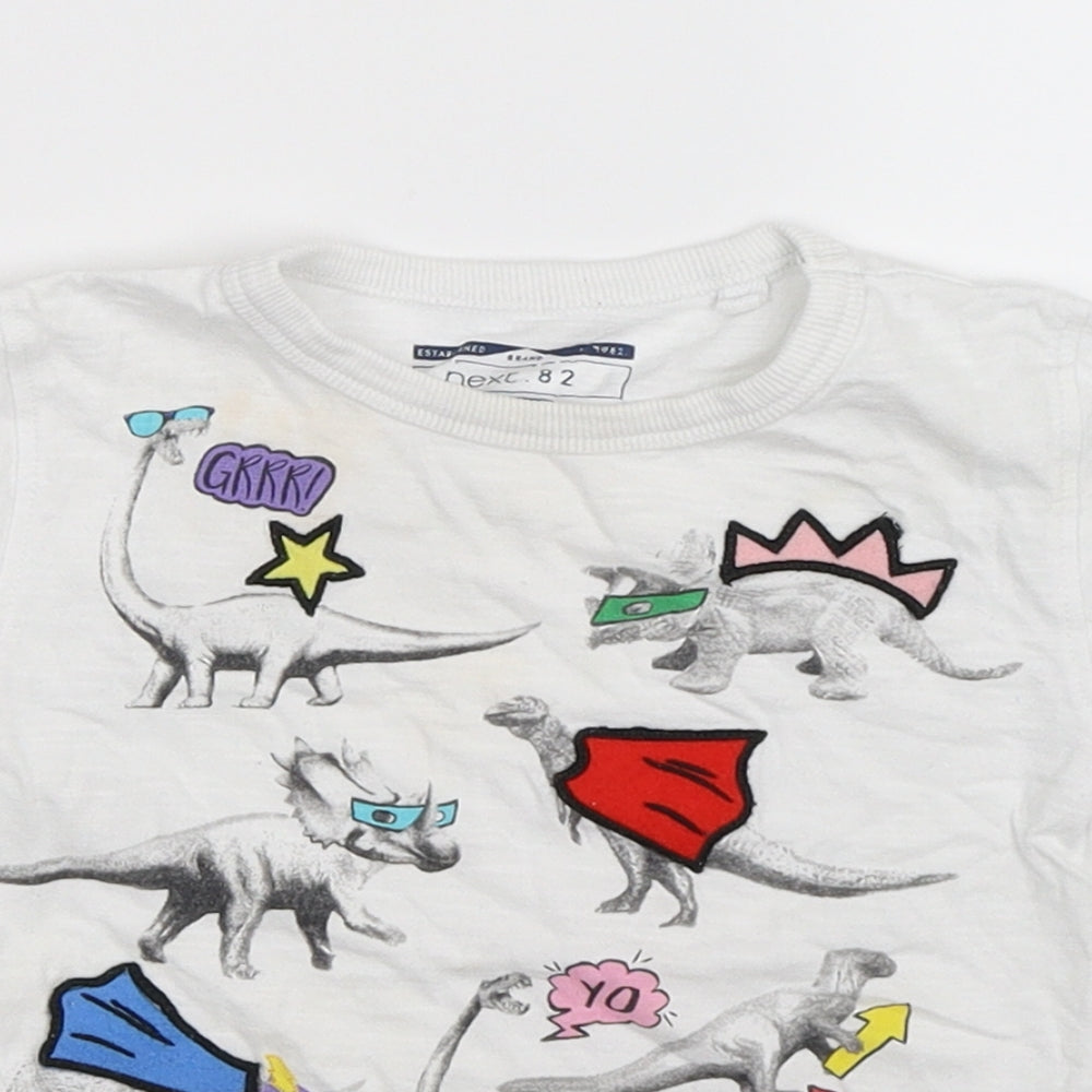 NEXT Boys White   Basic T-Shirt Size 18-24 Months
