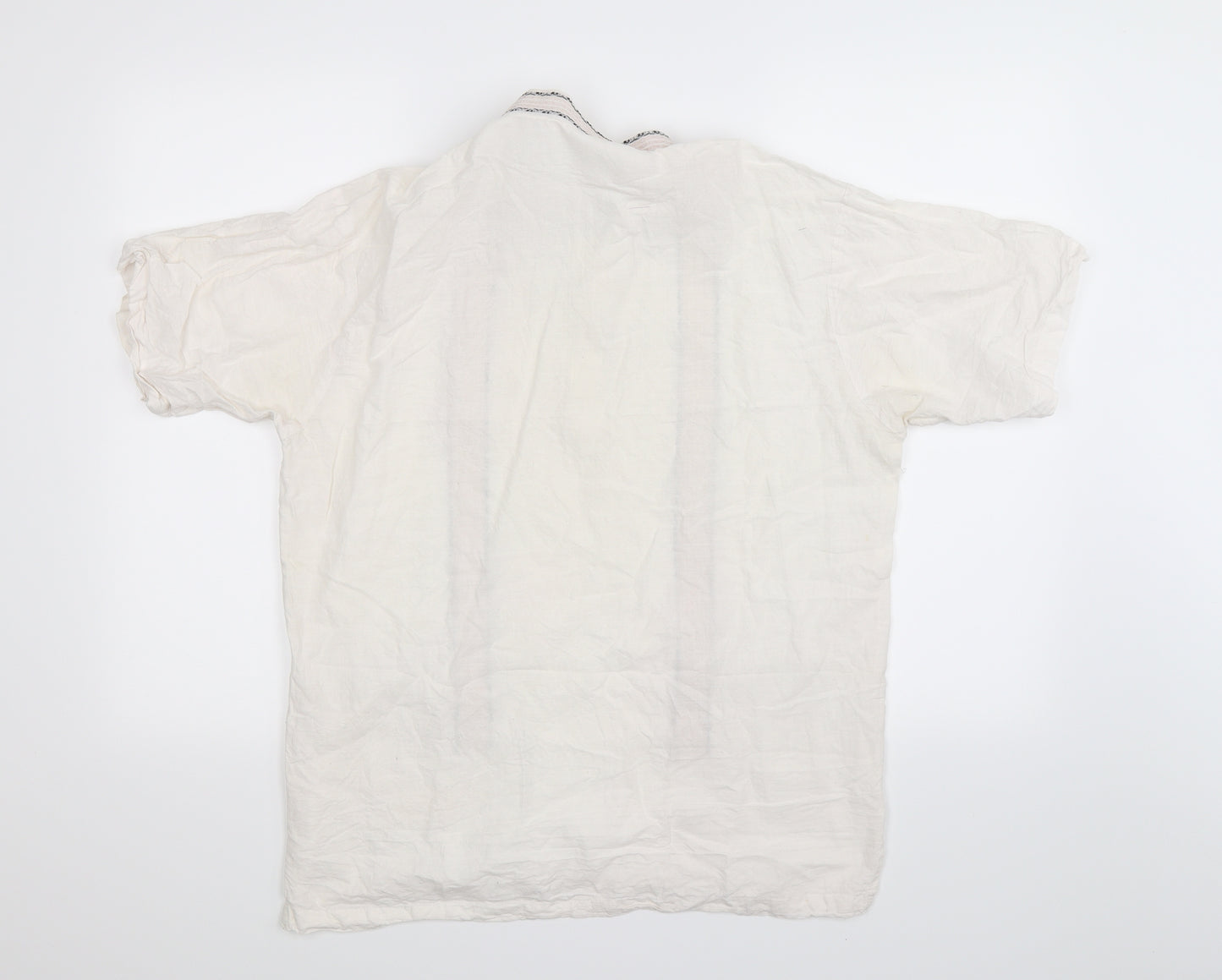 Preworn Womens White   Basic Button-Up Size L