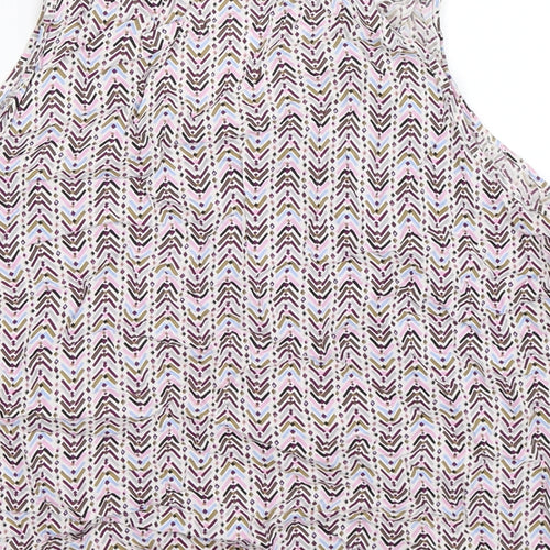 H&M Womens Multicoloured Geometric  Basic Tank Size 16