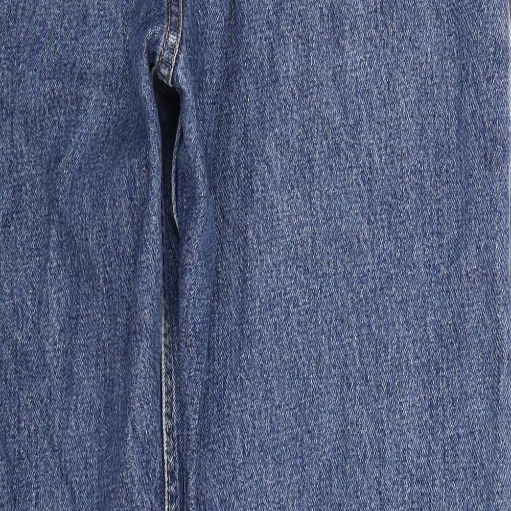 Marks and Spencer Mens Blue  Denim Straight Jeans Size 34 L29 in