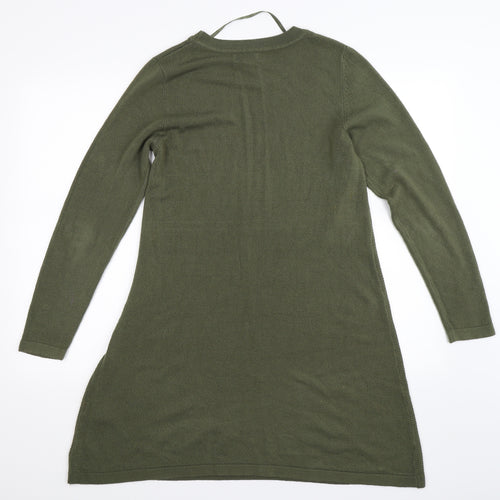 Primark Womens Green  Knit Jumper Dress  Size 12