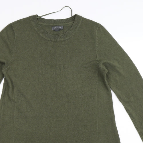 Primark Womens Green  Knit Jumper Dress  Size 12