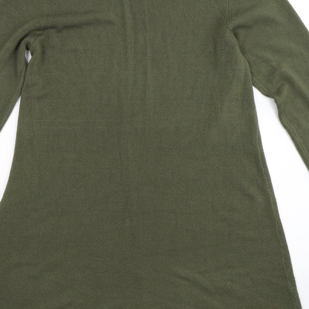 Primark Womens Green  Knit Jumper Dress  Size 12