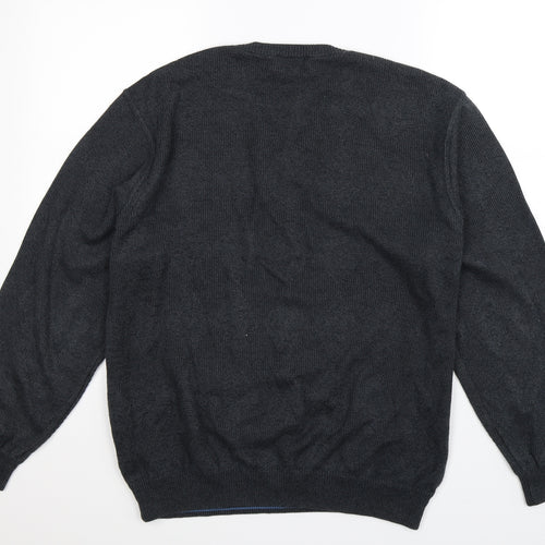 Marks and Spencer Mens Blue  Knit Pullover Jumper Size L