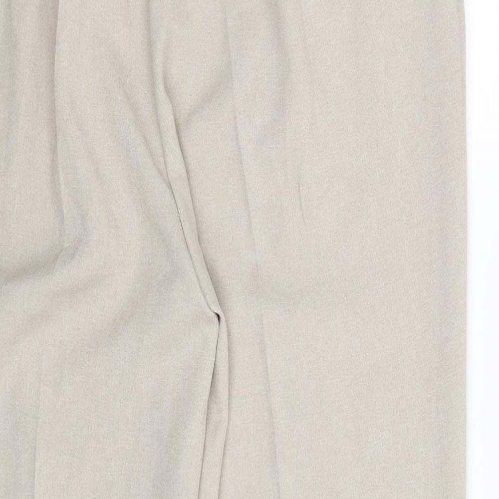 BM Womens Beige   Trousers  Size 16 L27 in