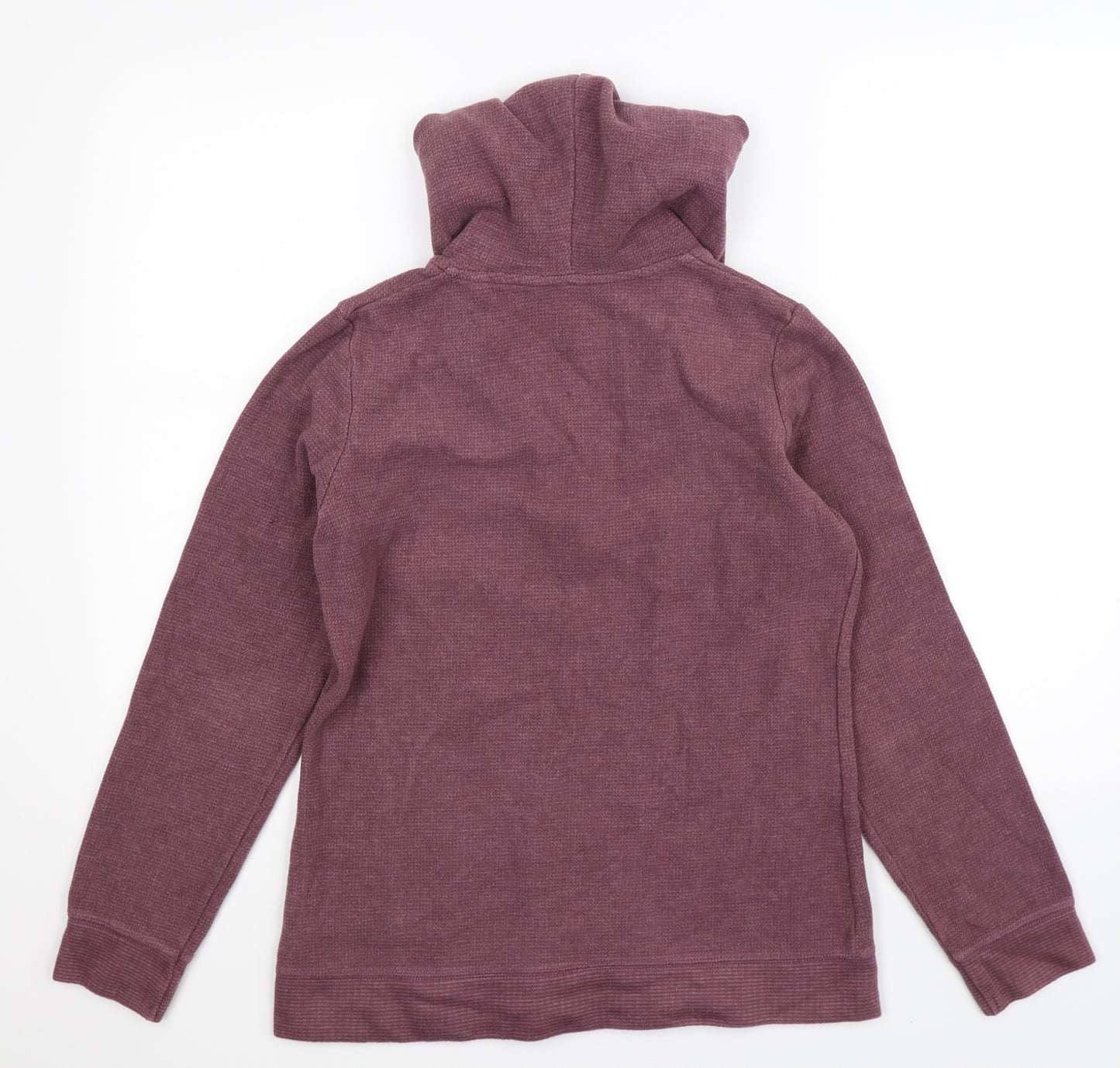 Fat Face Womens Purple   Henley Hoodie Size 8