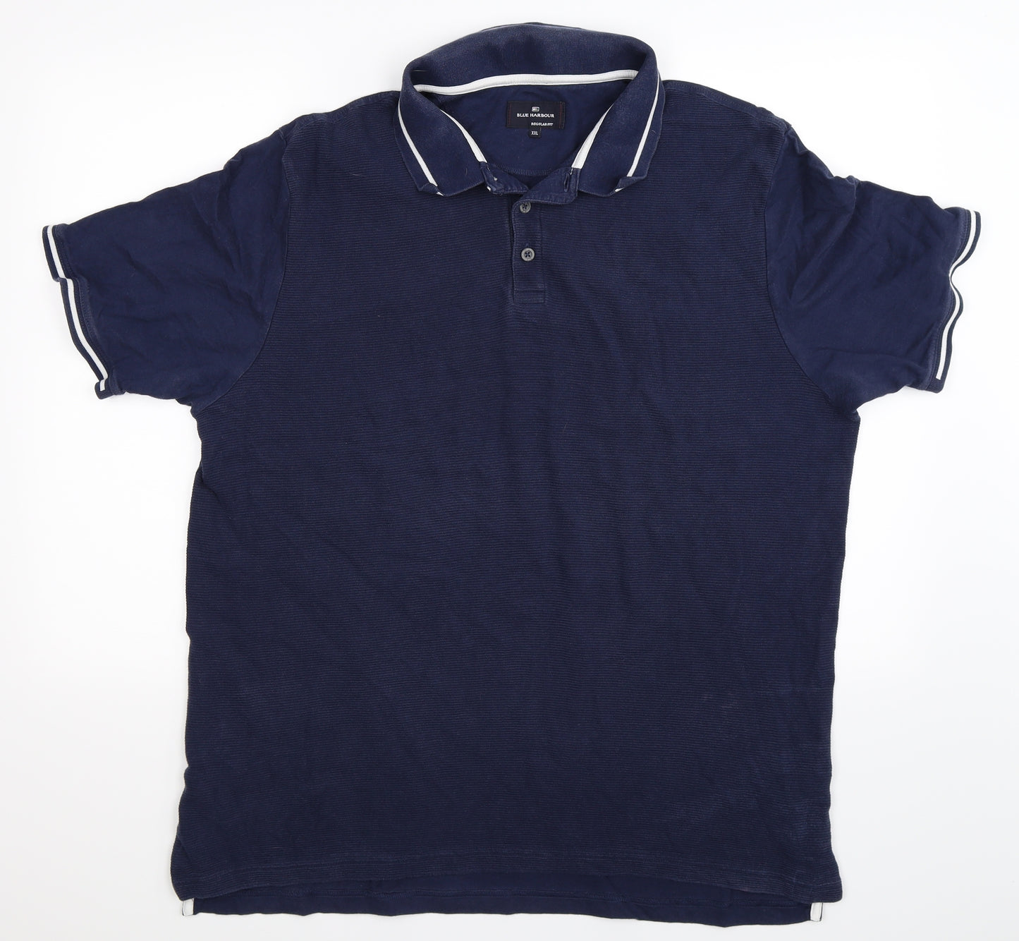 Blue Harbour Mens Blue    Polo Size 2XL