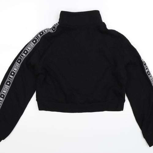 Divided Womens Black   Pullover Sweatshirt Size XS