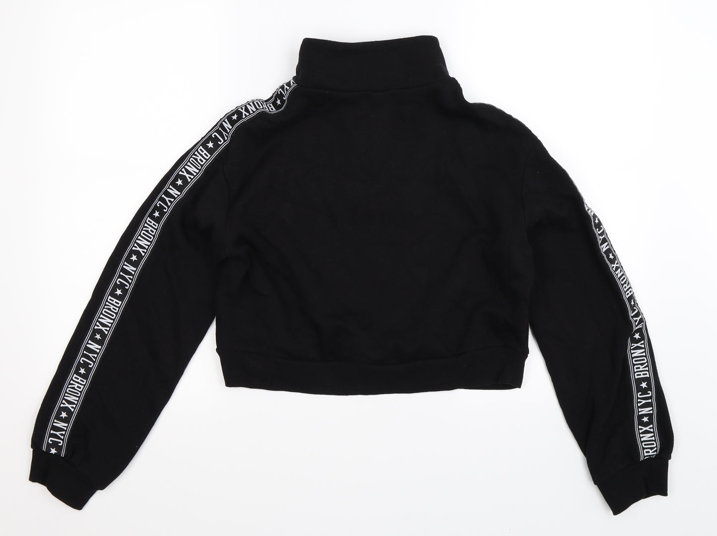 Divided Womens Black   Pullover Sweatshirt Size XS