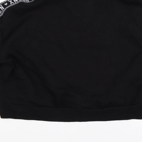 Divided Womens Black   Pullover Sweatshirt Size XS