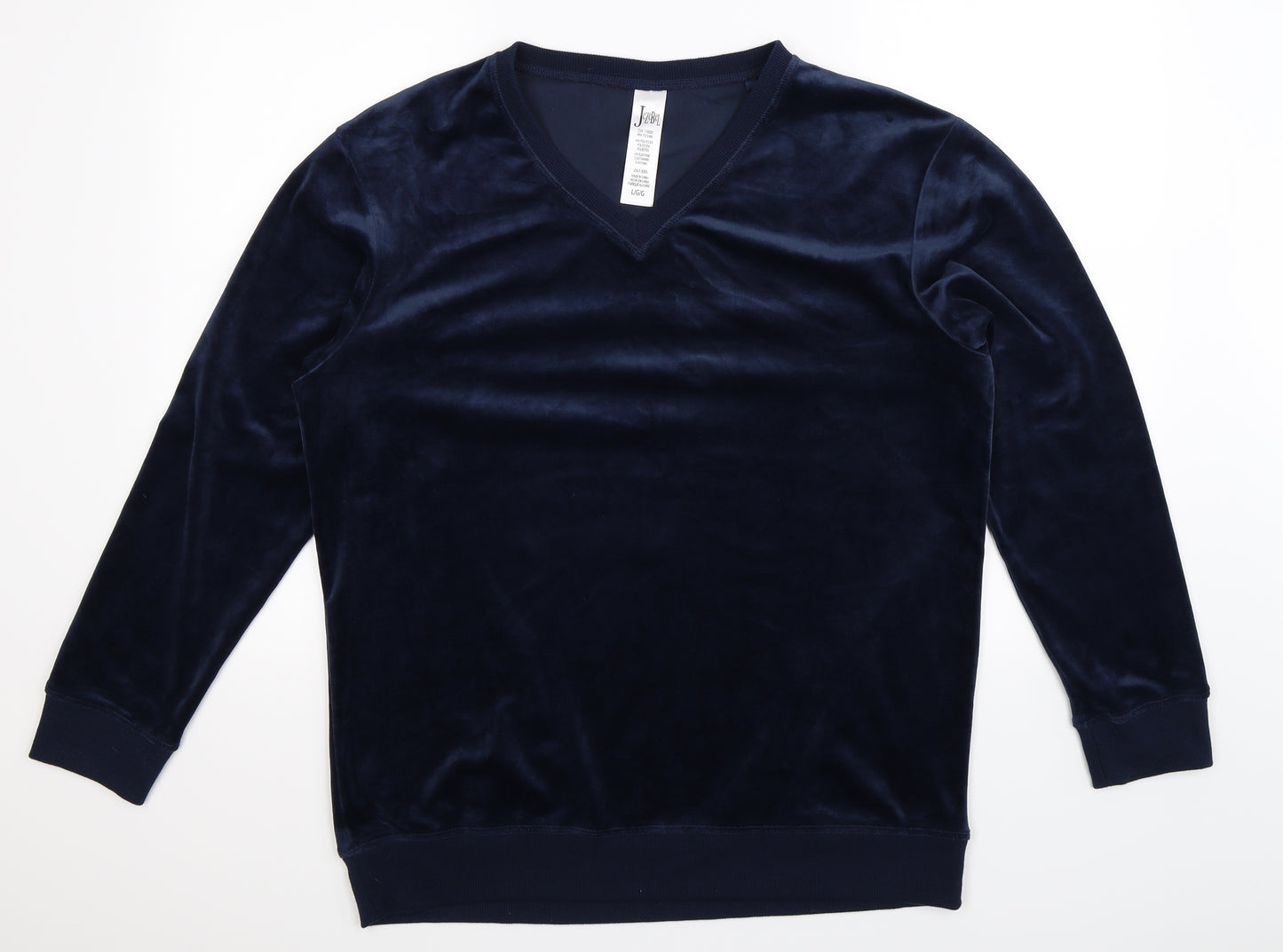Jezebel Mens Blue   Pullover Sweatshirt Size L