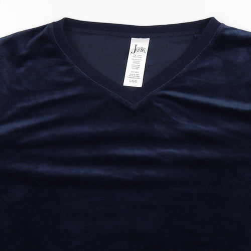 Jezebel Mens Blue   Pullover Sweatshirt Size L