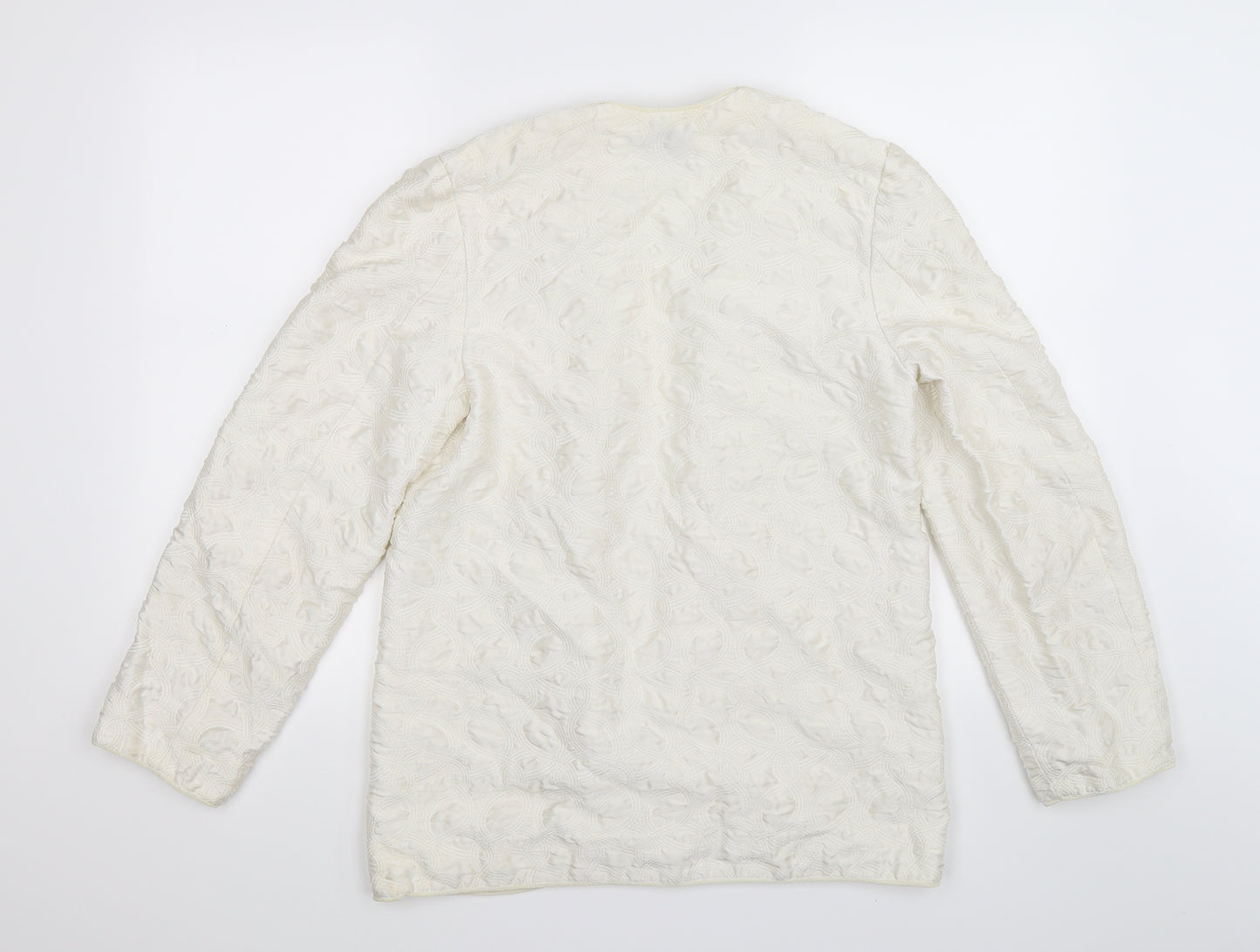 Yuki Womens White   Jacket Blazer Size M
