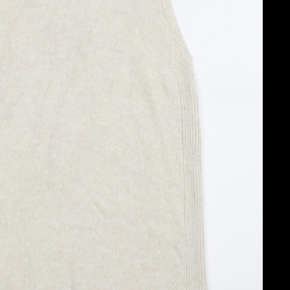 NEXT Womens Beige  Knit Pullover Jumper Size 12