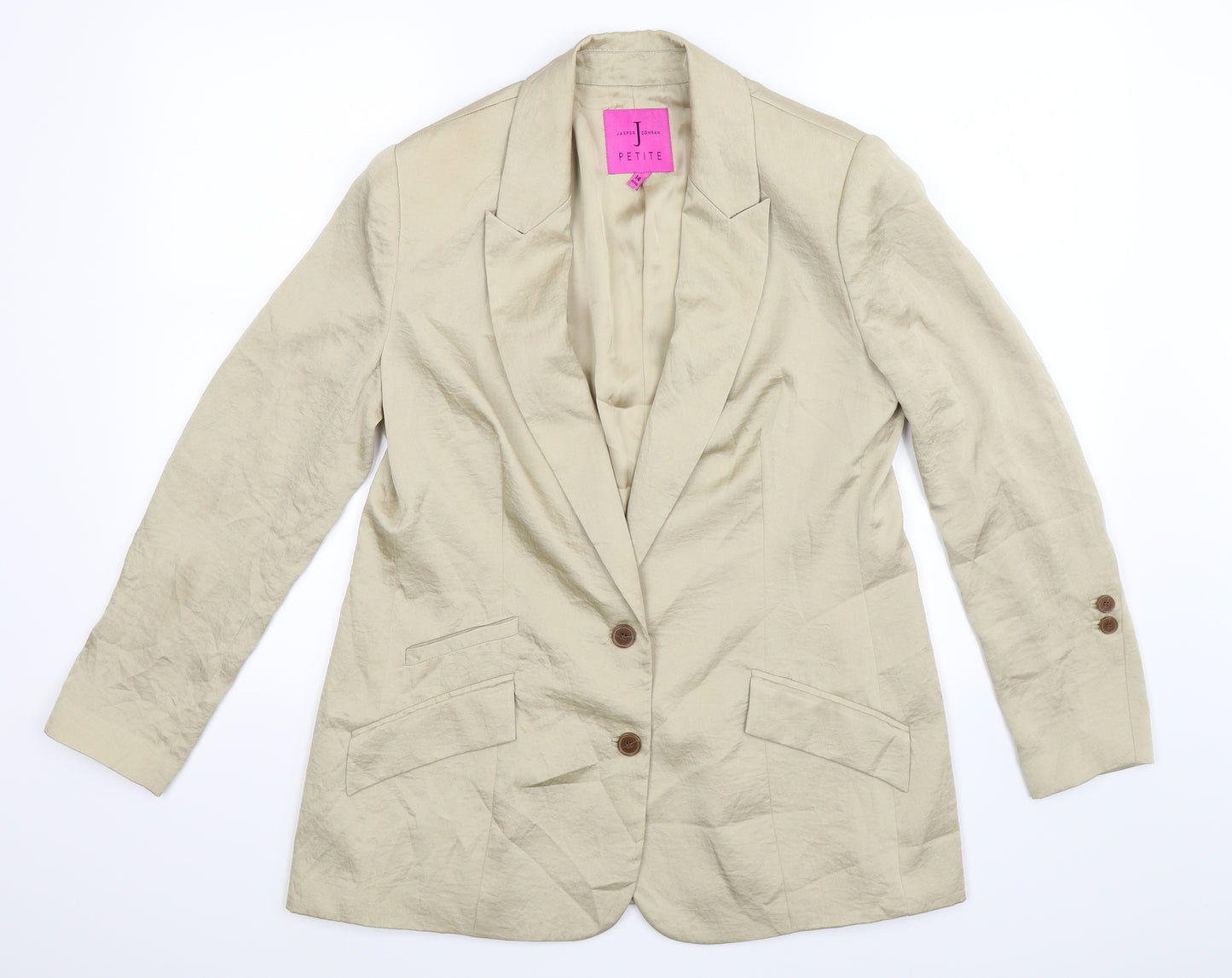 Jasper Conran Womens Beige   Jacket Suit Jacket Size 12