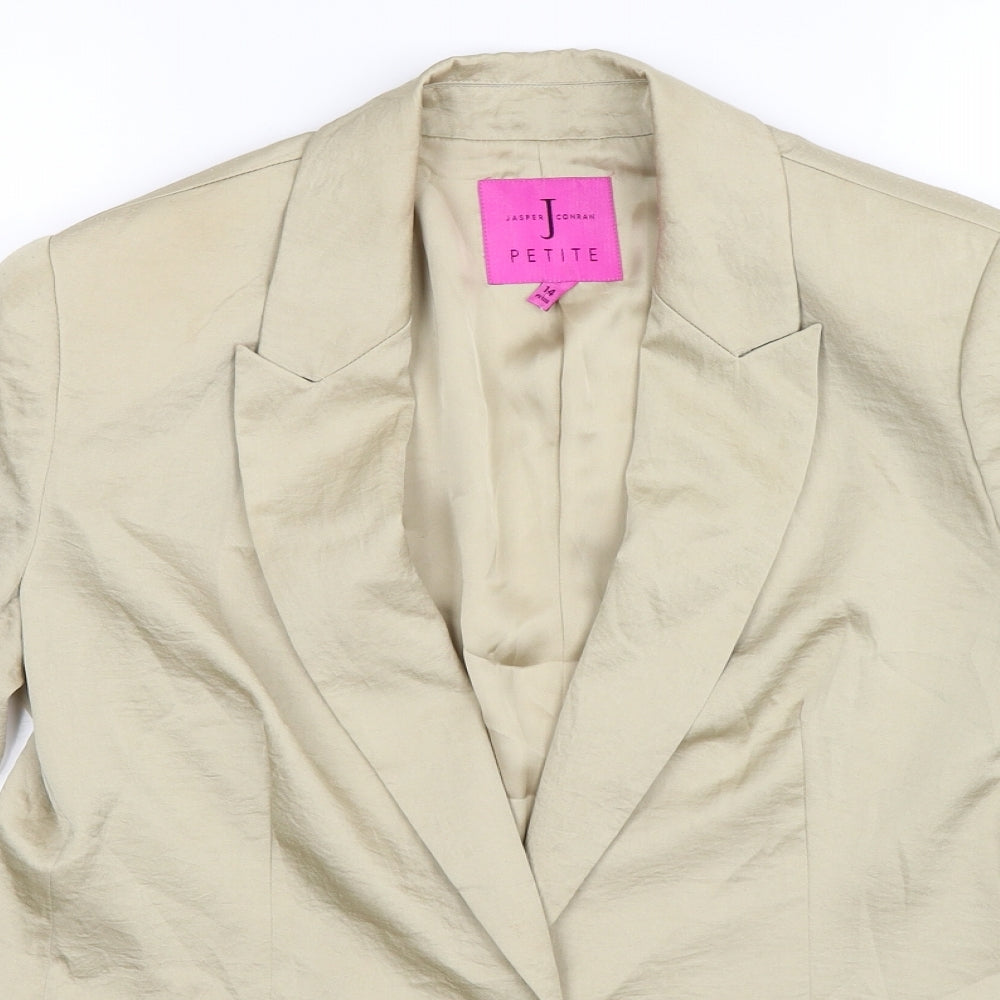 Jasper Conran Womens Beige   Jacket Suit Jacket Size 12
