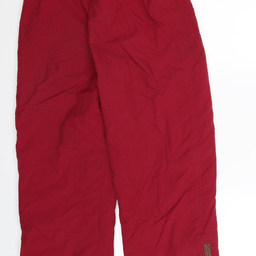 C&A Womens Red   Snow Pants Trousers Size 12 L30 in
