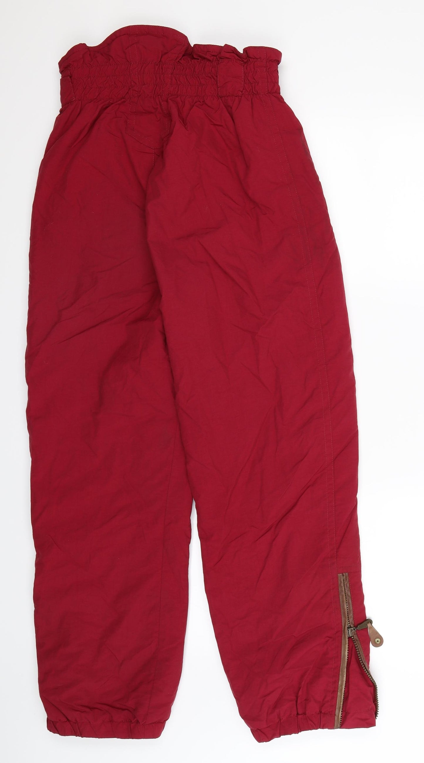 C&A Womens Red   Snow Pants Trousers Size 12 L30 in
