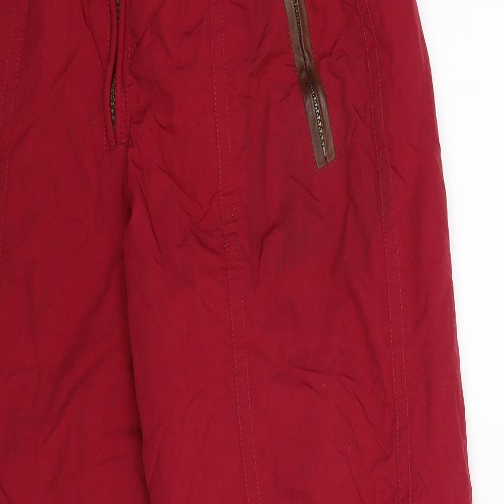 C&A Womens Red   Snow Pants Trousers Size 12 L30 in