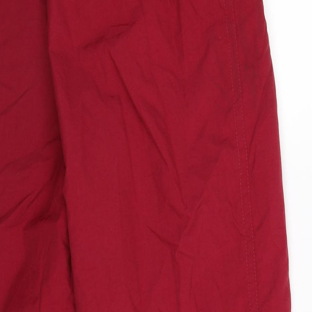 C&A Womens Red   Snow Pants Trousers Size 12 L30 in