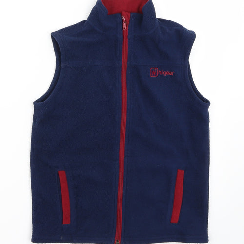 Hi Gear Boys Blue   Basic Jacket Jacket Size 7-8 Years