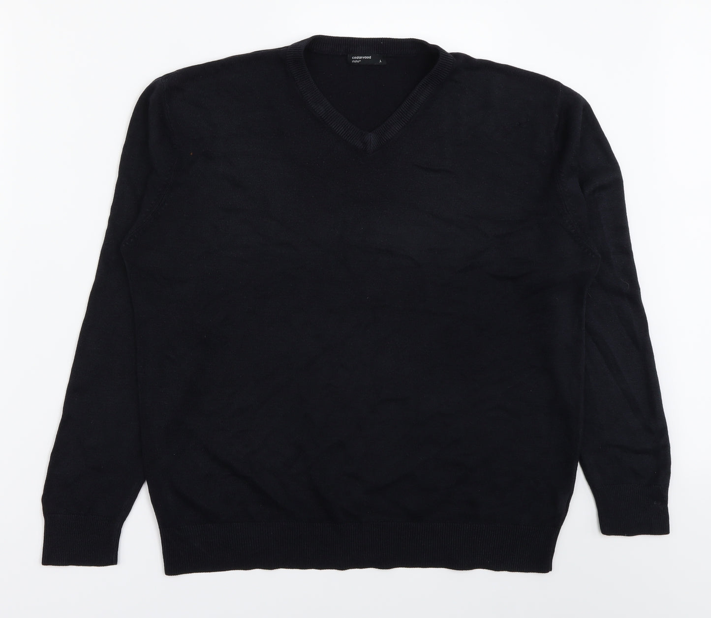 Cedar Wood State Mens Black   Pullover Jumper Size L