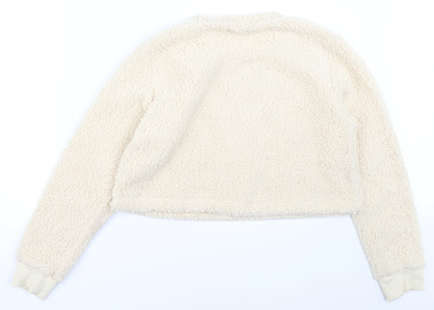 Boohoo Womens Ivory   Pullover Jumper Size 14