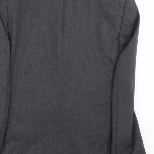 Preworn  Mens Grey   Jacket Suit Jacket Size 40