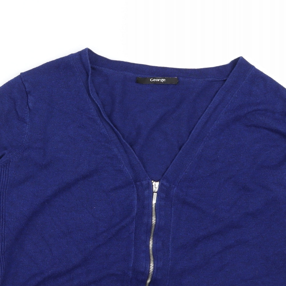 George  Womens Blue   Cardigan Jumper Size 16