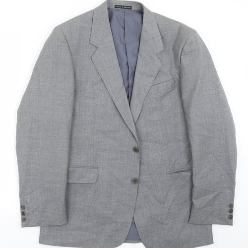 Dunn & Co Mens Grey   Jacket Suit Jacket Size 40