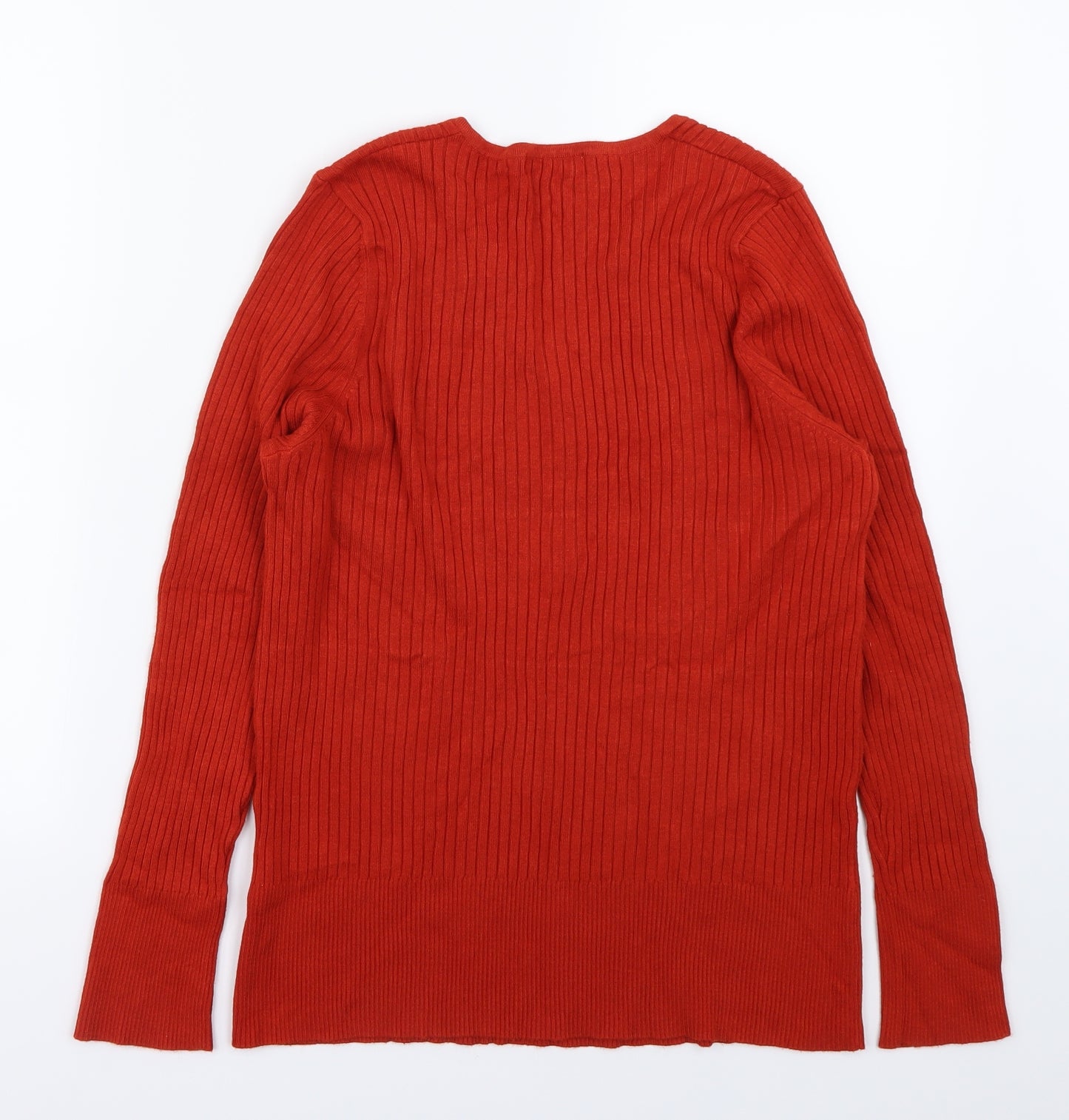 Marks and Spencer Womens Orange   Pullover Jumper Size 20