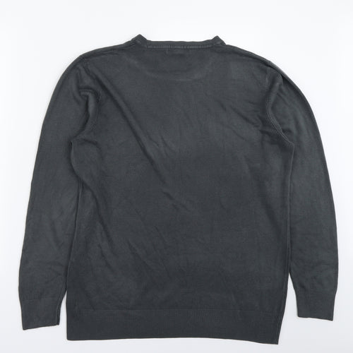 George  Mens Grey   Pullover Jumper Size L