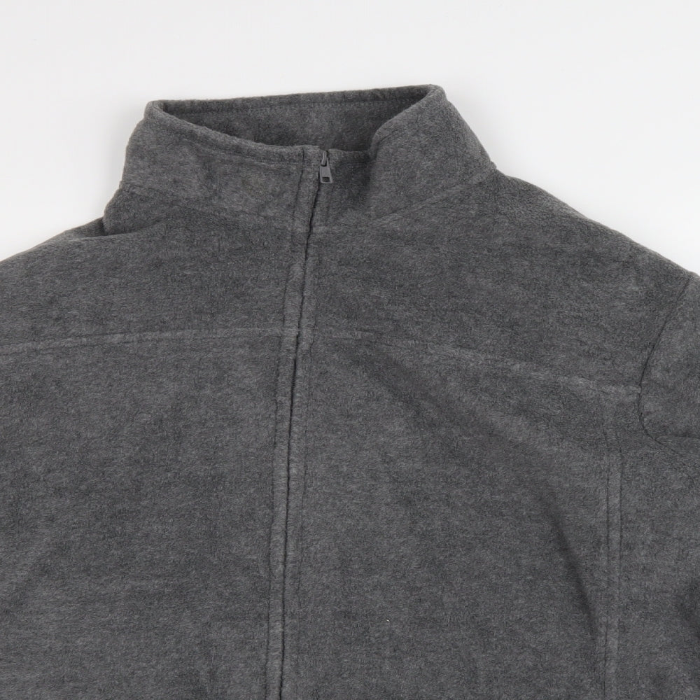 George Mens Grey   Full Zip Hoodie Size 2XL
