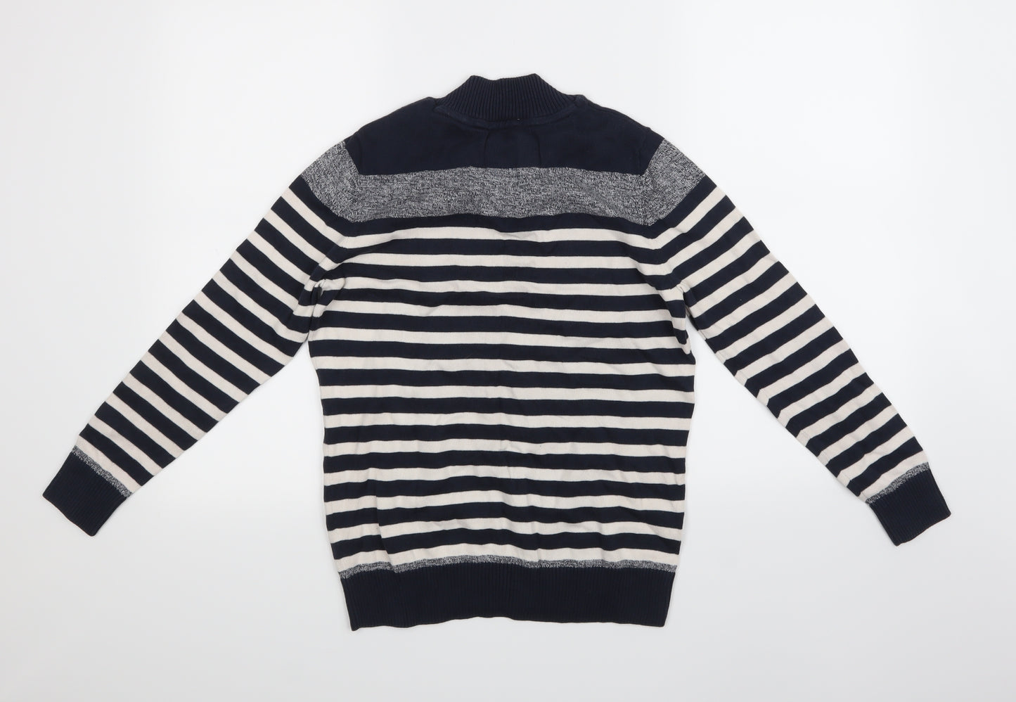 Undeniable Dudes Boys Multicoloured Striped  Pullover Jumper Size 11-12 Years