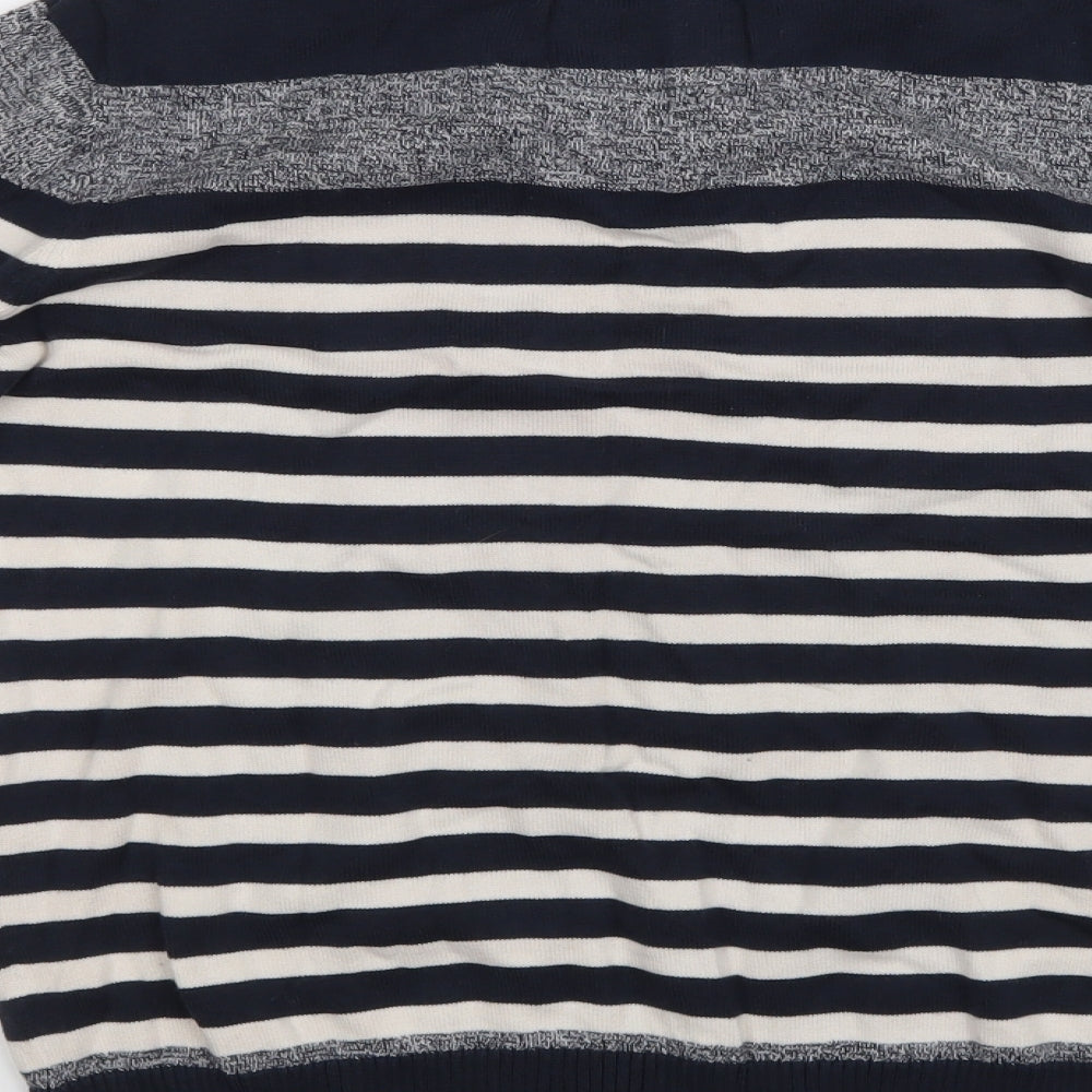 Undeniable Dudes Boys Multicoloured Striped  Pullover Jumper Size 11-12 Years