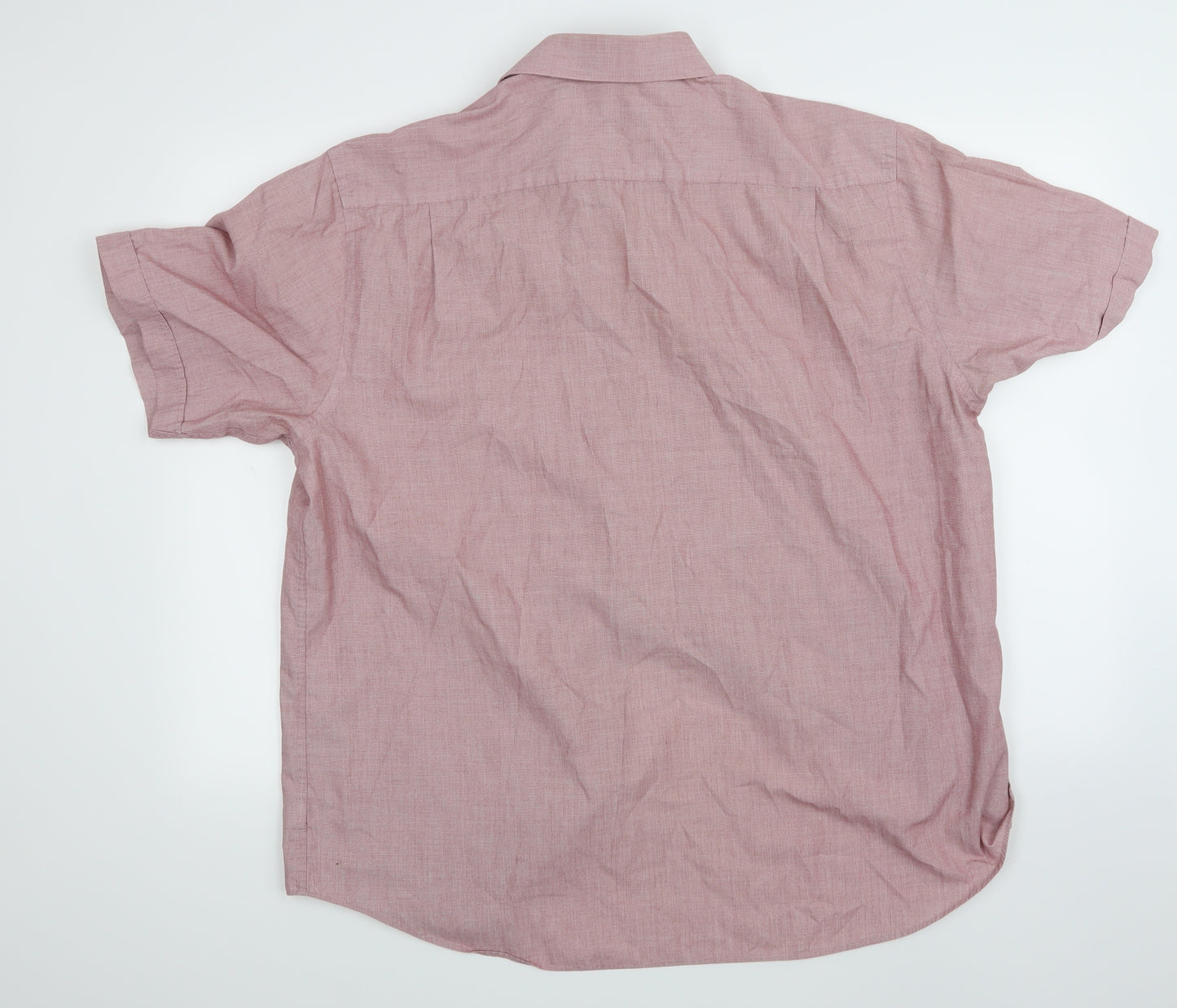 Jack Reid Mens Pink    Button-Up Size 17.5