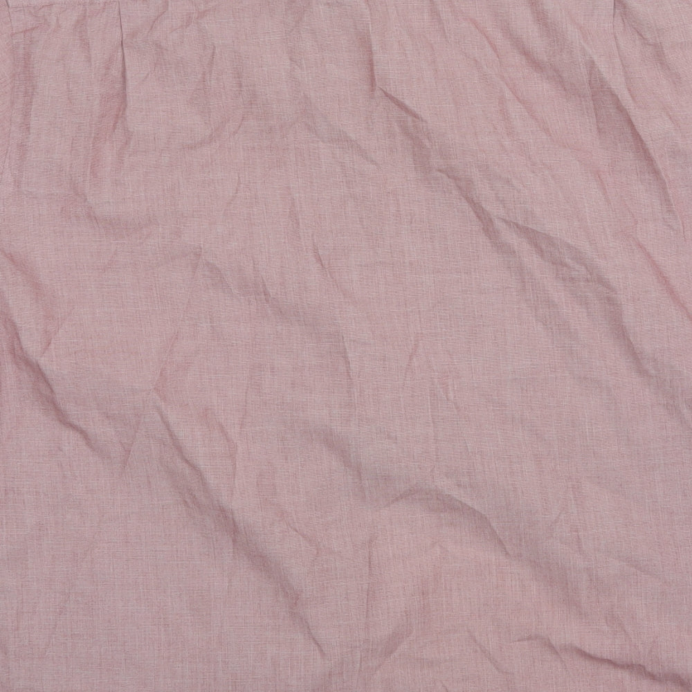 Jack Reid Mens Pink    Button-Up Size 17.5
