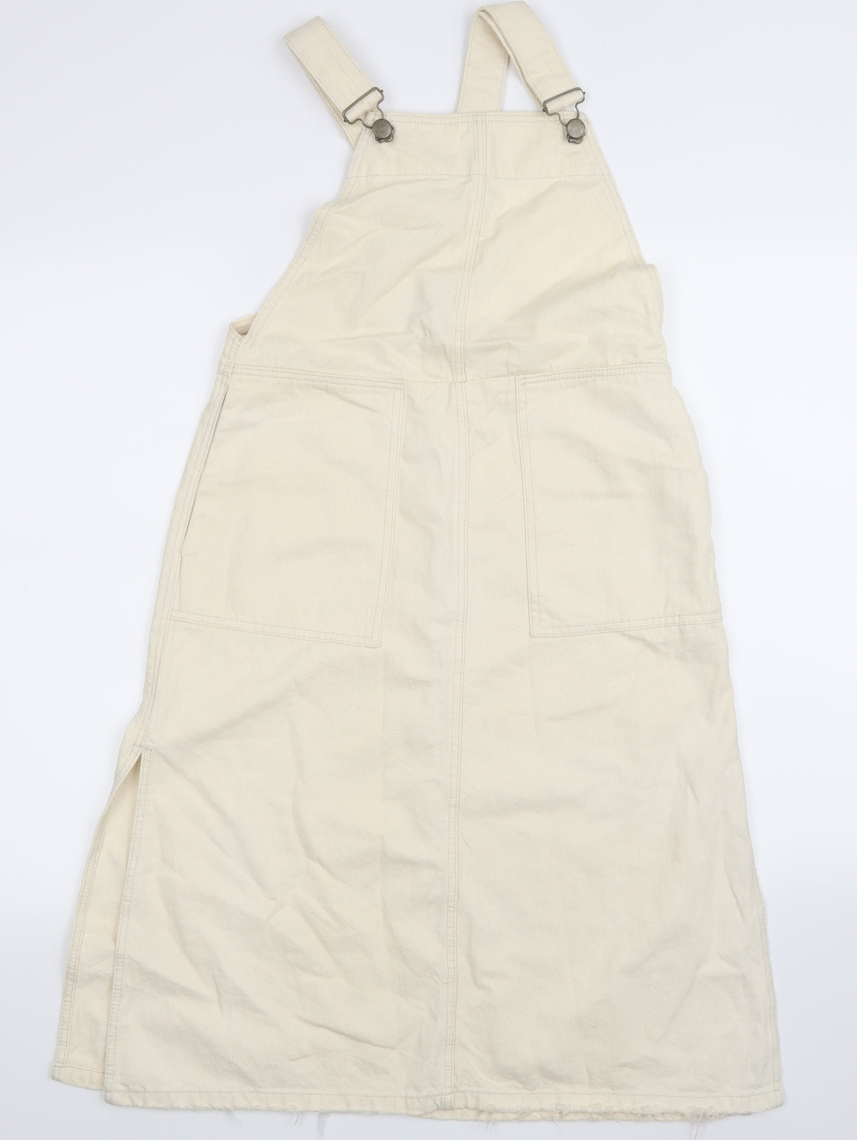 Zara Womens Beige   Dungaree One-Piece Size 6